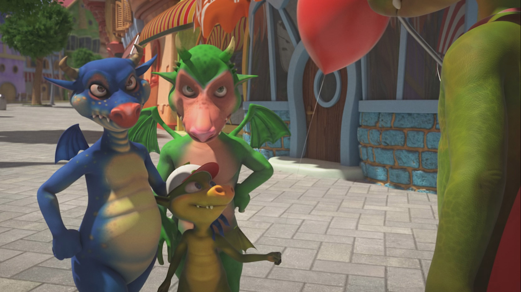 Ben's familly disturbs Dragonville citizens